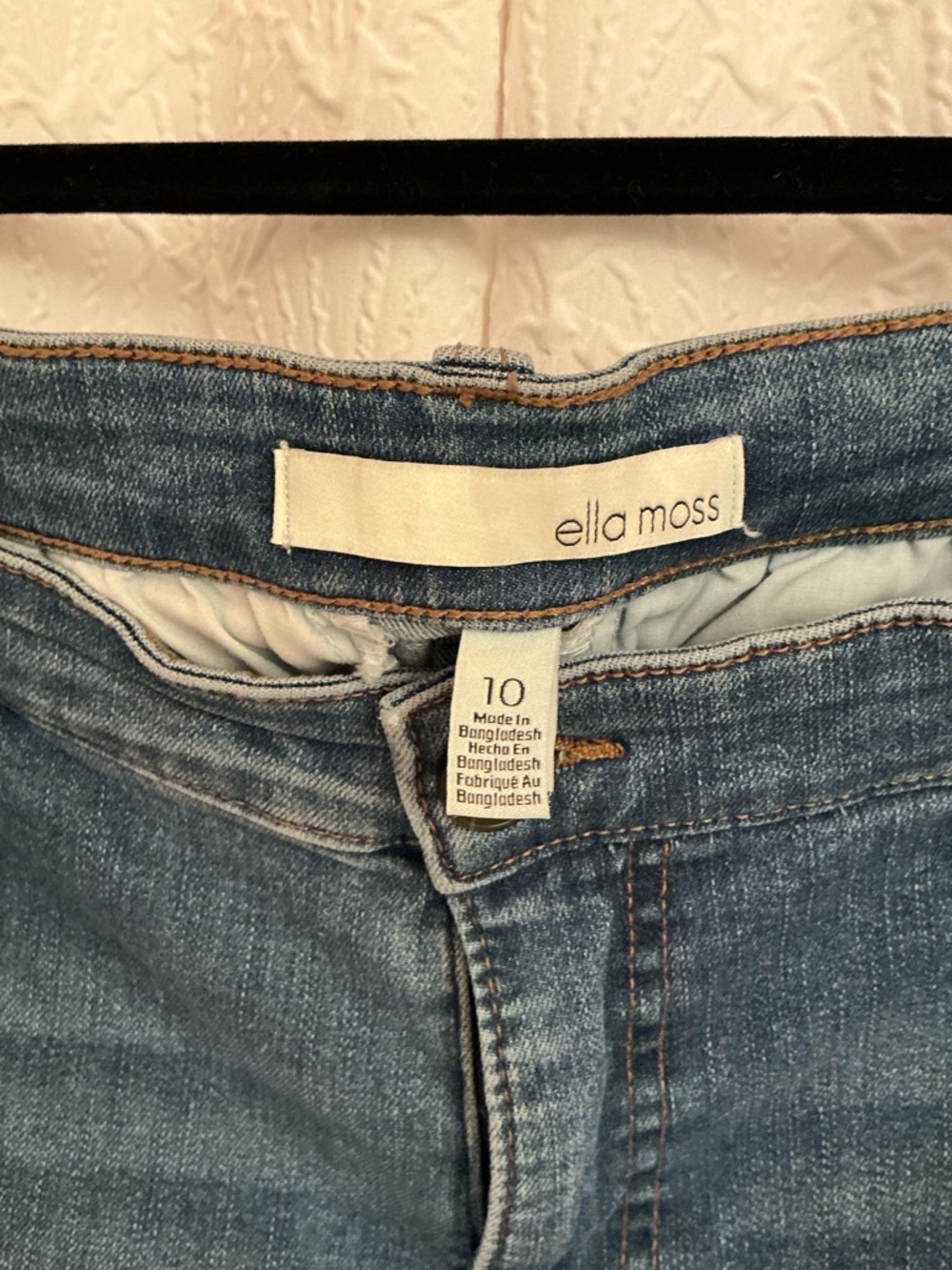 ELLA MOSS Women’s Crop Wide-Leg Jeans in Light Blue - Picture 2 of 3